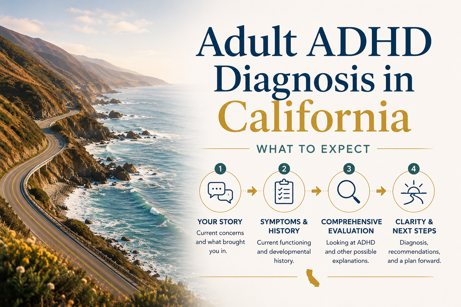 Adult ADHD diagnosis in California evaluation process and what to expect