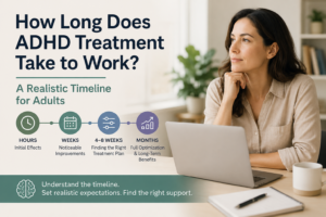 How long does ADHD treatment take to work for adults