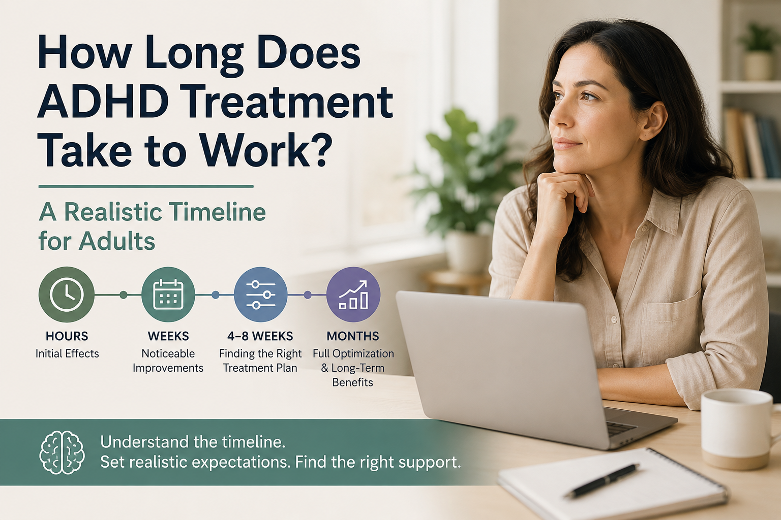 How long does ADHD treatment take to work for adults