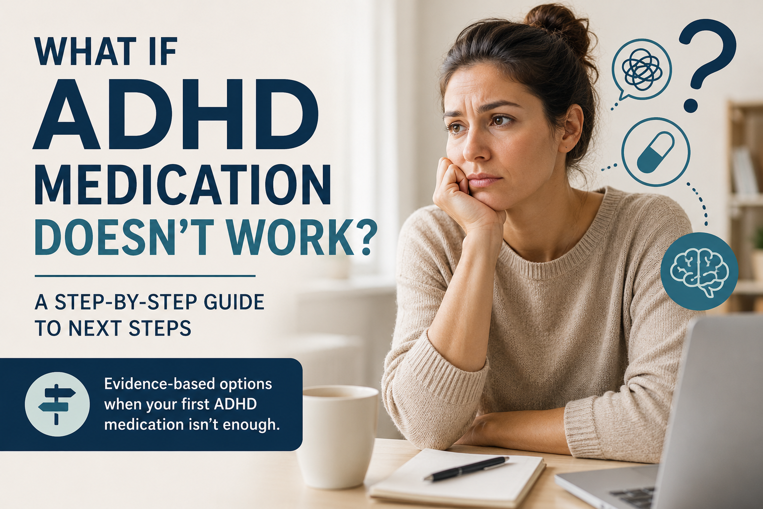 What if ADHD medication doesn't work? Adult woman exploring next treatment options